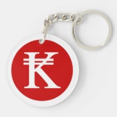 Porte-clés SIGNE D'ARGENT Laos Kip Lao / Laotien (Dos)