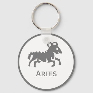 Porte-clés Signe d'Aries du design Zodiac