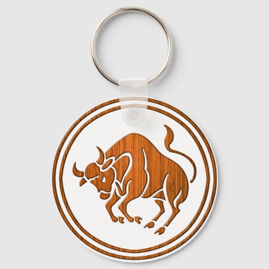 Porte-clés SIGNE D'Astrologie Taurus Zodiac Bull (Recto)