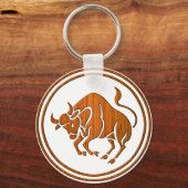Porte-clés SIGNE D'Astrologie Taurus Zodiac Bull (Recto)