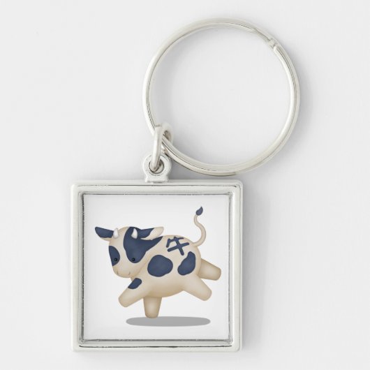 Porte-clés SIGNE D'Astrologie Zodiac Ox Cute (Devant)