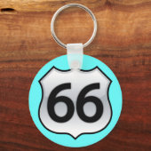 PORTE-CLÉS SIGNE DE LA ROUTE 66 (Recto)