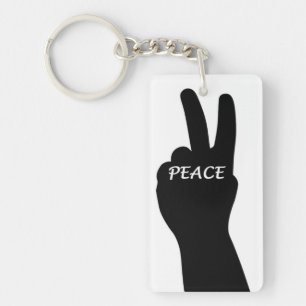 PORTE-CLÉS SIGNE DE PAIX