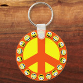PORTE-CLÉS SIGNE DE PAIX FACE (Recto)