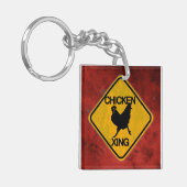 Porte-clés SIGNE DE PASSAGE DE Poulet Rustique (Devant gauche)