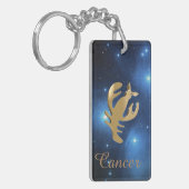 Porte-clés Signe d'or de Cancer (Devant gauche)