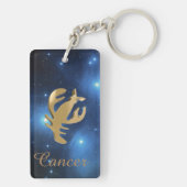 Porte-clés Signe d'or de Cancer (Dos)