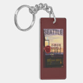 Porte-clés Signe du marché d'endroit de SeattlePike et vue de (Devant gauche)
