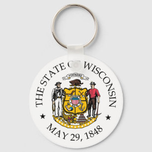 Porte-clés signe du Wisconsin