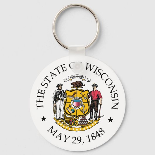 Porte-clés signe du Wisconsin (Recto)