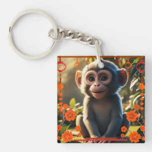 Porte-clés Signe du zodiaque singe
