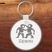 Porte-clés Signe Gemini du Zodiac Design (Verso)