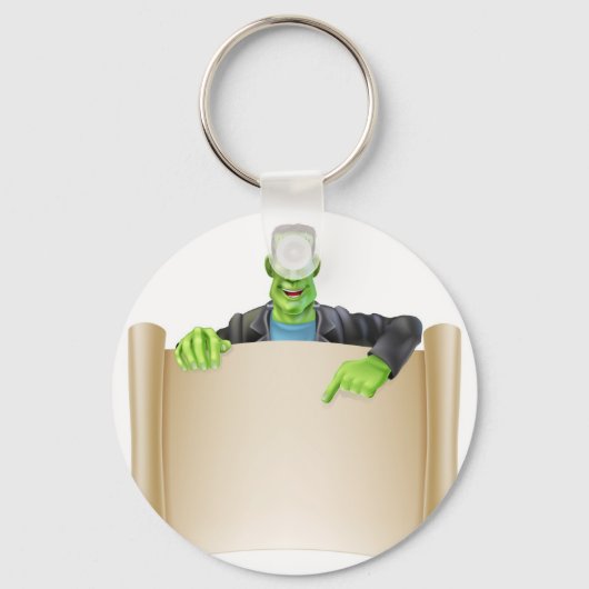Porte-clés Signe Halloween Frankenstein Saut (Recto)