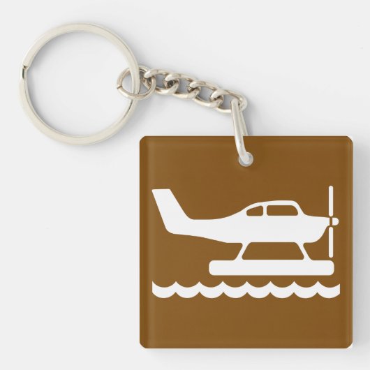 Porte-clés SIGNE hydravion (Devant)