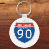 Porte-clés SIGNE INTERÉTAIRE 90 - Massachusetts (Recto)