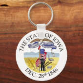 Porte-clés signe Iowa (Recto)