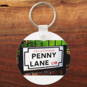 Porte-clés signe Penny Lane Liverpool (Recto)