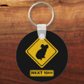 Porte-clés signe routier koala (Recto)