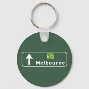 Porte-clés SIGNE ROUTIÈRE DE Melbourne, Australie
