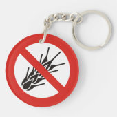 Porte-clés Signe sans gluten (Dos)