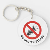 Porte-clés Signe sans gluten (Devant)