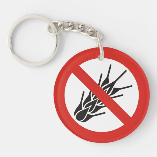 Porte-clés Signe sans gluten Porte - clé (Devant)