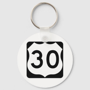 Porte-clés SIGNE US Route 30