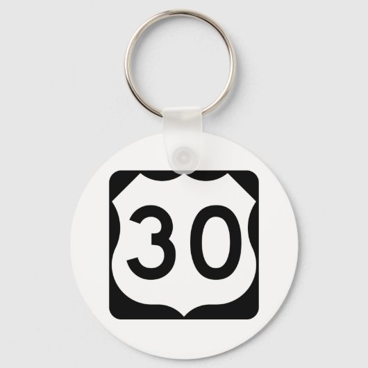 Porte-clés SIGNE US Route 30 (Recto)