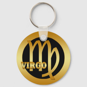 PORTE-CLÉS SIGNE VIRGO GOLD ZODIAC