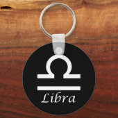 Porte-clés SIGNE Zodiaque 'Libra' (Recto)