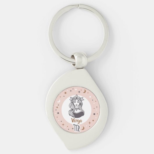 Porte-clés SIGNE Zodiaque Virgo (Devant)