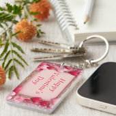 Porte-clés Signer votre nom Valentine's Day Porte - clé cadea (Devant droit)