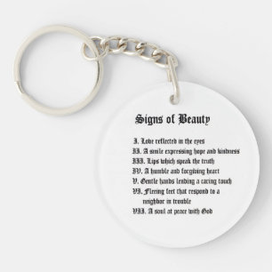 Porte-clés Signes de beauté