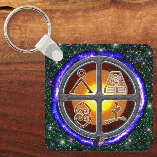 Porte-clés Signes terrestres (Recto)