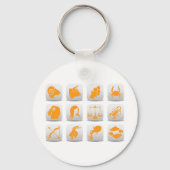 Porte-clés Signes zodiaques (Recto)