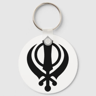 Porte-clés Sikh Khanda Black