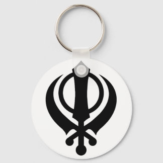 Porte-clés Sikh Khanda Black