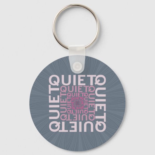 Porte-clés Silence Silence Silence (Recto)