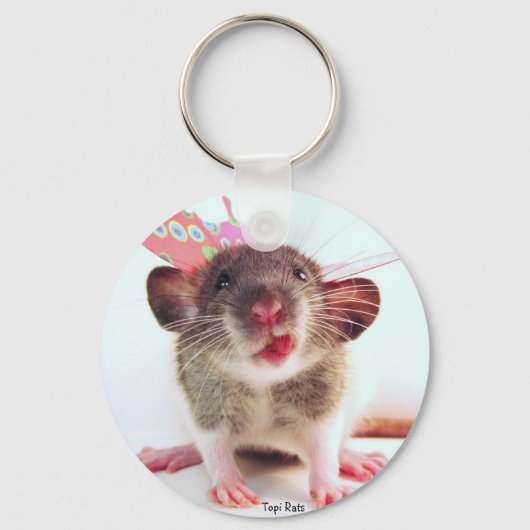 Porte-clés Silencieux Flutterby Rat (Recto)