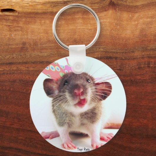 Porte-clés Silencieux Flutterby Rat (Recto)