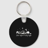 Porte-clés Silent Night Holy Night Nativity Scene Religious C (Recto)