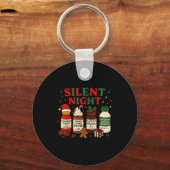 Porte-clés Silent Night Profol Icu Nurse Funny Christmas Medi (Recto)