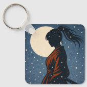 Porte-clés Silent Samurai – The Feminine Shadow: Snowfall (Recto)