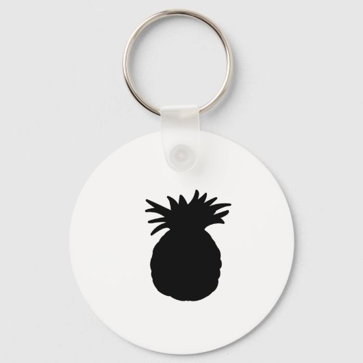 Porte-clés Silhouette ananas (Recto)