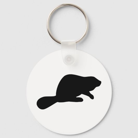 Porte-clés Silhouette beaver (Recto)
