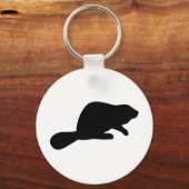 Porte-clés Silhouette beaver (Recto)