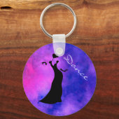 Porte-clés Silhouette danseuse (Recto)