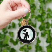 Porte-clés Silhouette d'astronaute (Main)