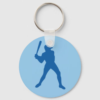 Porte-clés silhouette de baseball