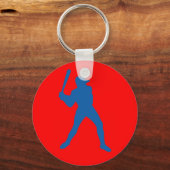 Porte-clés silhouette de baseball (Recto)